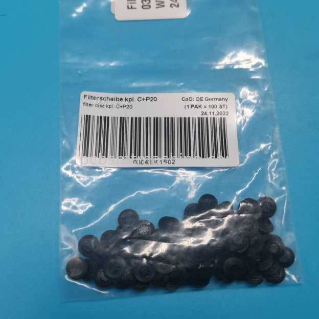 3042001 pièces de rechange de Smt de disque de filtre de CP20p 100 PCs/paquet