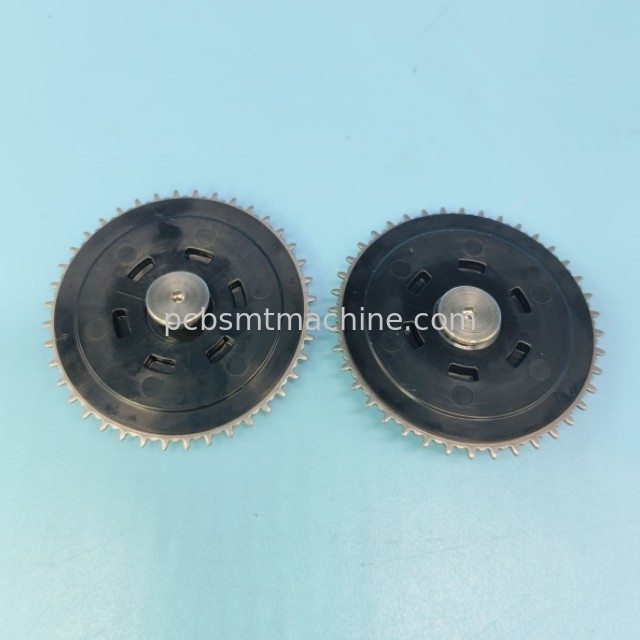 Hanwha Samsung SME 8 mm électrique alimentateur engrenage de fer J90652100A AM03-012578A SMT pièces d'alimentation