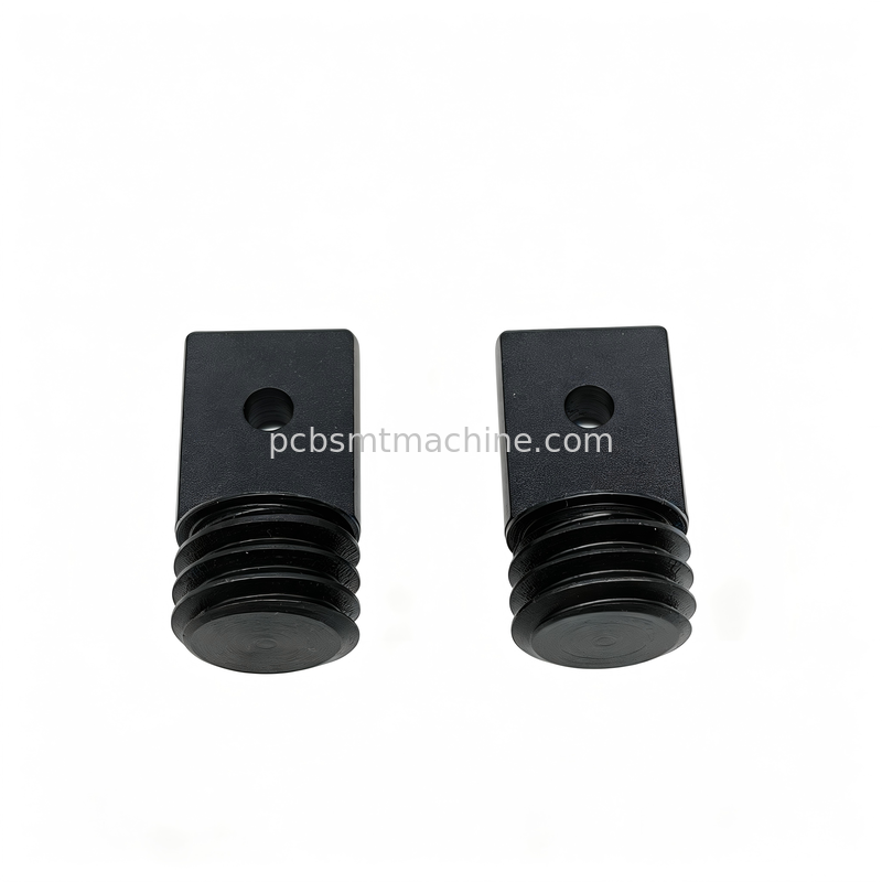 N210193243AA Replacement SMT Rubber Shock Absorber Damper Plug with Multi-layer Ribbed Design and Square Mounting Base