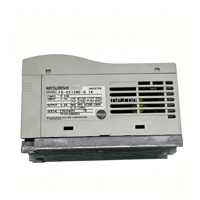 Onduleur VFD monophasé Mitsubishi Electric FR-S510WE-0.1K 0,1 kW avec communication RS-485 pour machines SMT