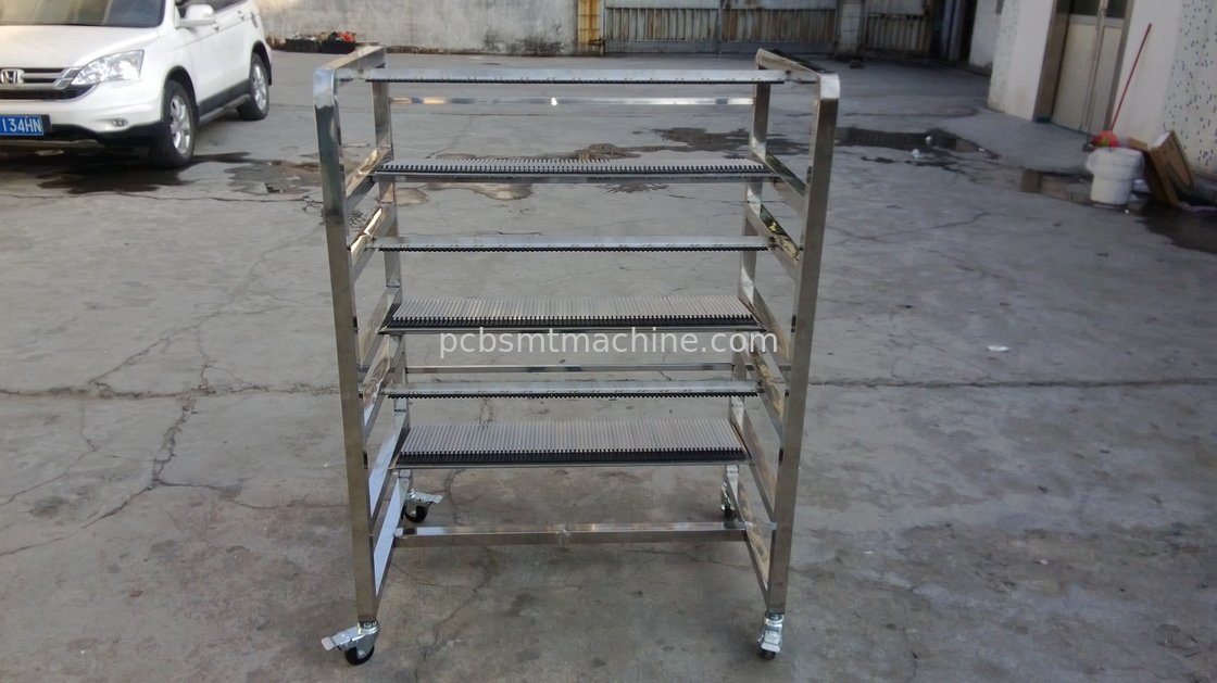 Chariot durable de conducteur de SÉRIE d'acier inoxydable Siemens X de L600*W700*H1180MM conçu avec 2 couches et 40 fentes