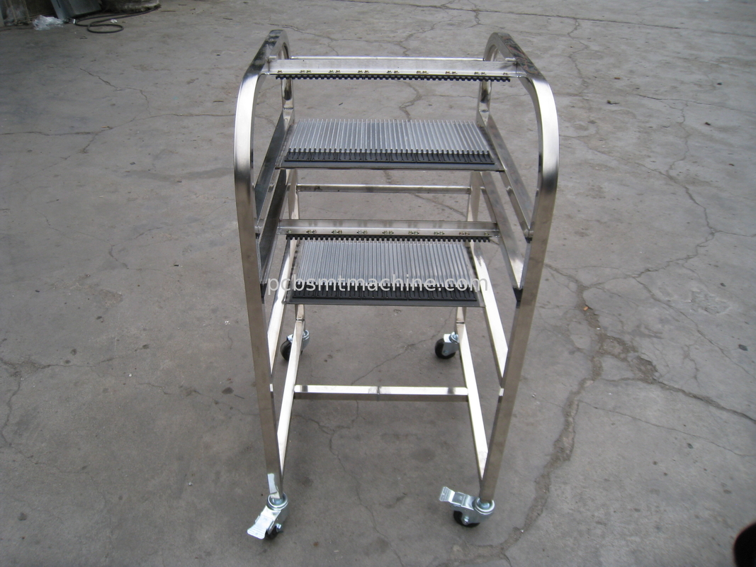 Chariot durable de conducteur de SÉRIE d'acier inoxydable Siemens X de L600*W700*H1180MM conçu avec 2 couches et 40 fentes