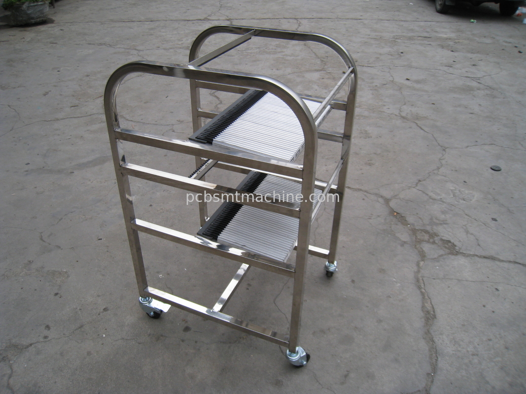 Chariot durable de conducteur de SÉRIE d'acier inoxydable Siemens X de L600*W700*H1180MM conçu avec 2 couches et 40 fentes