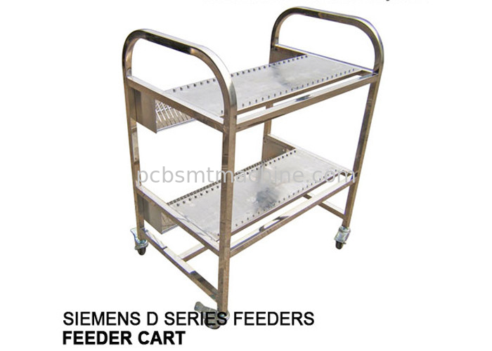 Charrette d'alimentation en acier inoxydable durable Siemens Série D Avec 2 couches et 25 fentes d'alimentation Capacité de stockage par couche