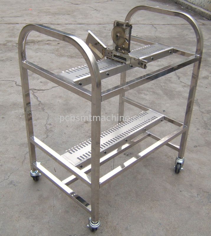Matériel en aluminium durable de haute qualité de L880*W600*H1000MM avec 2 couches avec 40 fentes chaque chariot de conducteur de FUJI NXT