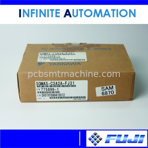 Pièces de rechange originales et nouvelles de machine de Fuji NXT pour Fuji NXT Chip Mounters, SGMAS-C2A2A-FJ31 SAM6870, MOTEUR SERVO à C.A.